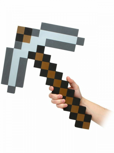 Replika zbraně Minecraft - Diamond Pickaxe (52 cm)