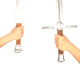 Replika zbrane Zaklínač 3: Divoký Hon - Steel and Silver