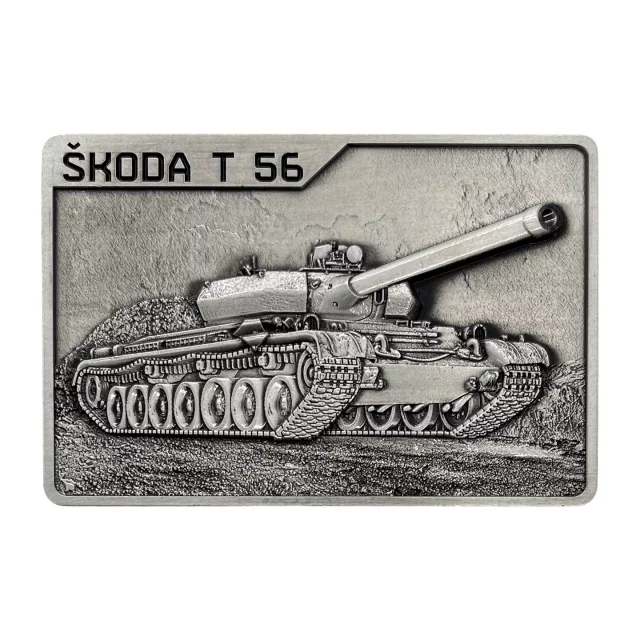 Zberateľská plaketka World of Tanks - Škoda T-56 (Xzone Exclusive)