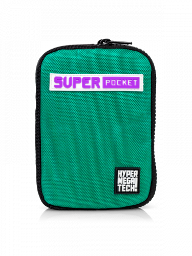 Cestovné puzdro pre retro hernú konzolu Super Pocket (zelenočierny variant) (PC)