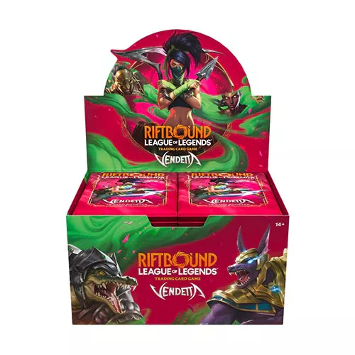 Kartová hra Riftbound TCG – Vendetta – Booster Box (24 boosterov) - League of Legends