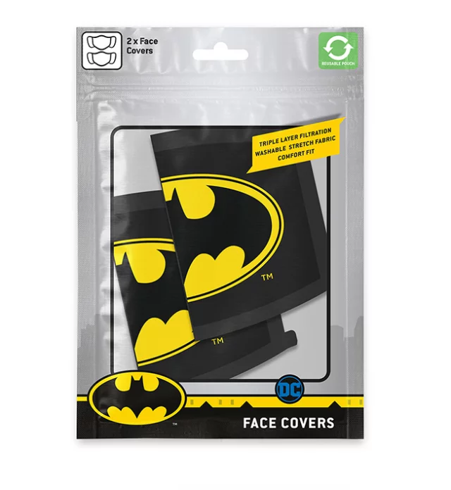 Rúško Batman - Logo (2 pack)