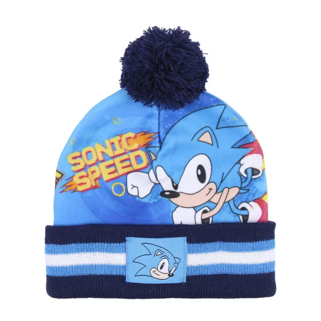 Čiapka s rukavicami detské Sonic: The Hedgehog