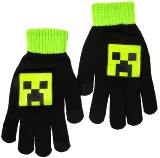 Rukavice detské Minecraft - Creeper