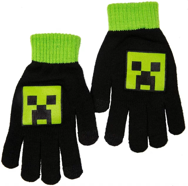 Rukavice detské Minecraft - Creeper