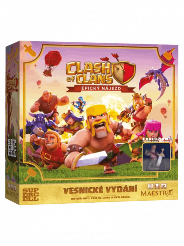 Stolová hra Clash of Clans: Epický nájezd - Vesnické vydání