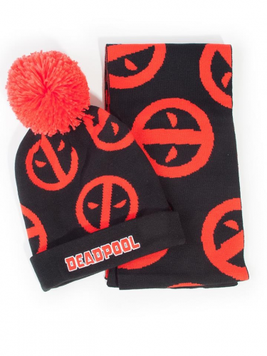 Čiapka so šálom Deadpool - Symbol