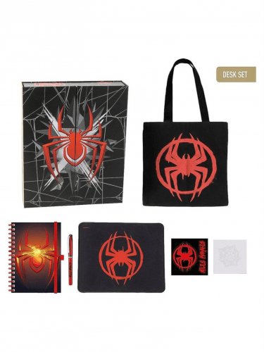 Darčeková sada Marvel - Spider-Man (taška, zápisník, podložka pod myš, notes, samolepky)