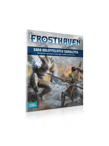 Odlepiteľné nálepky pre stolovú hru Frosthaven