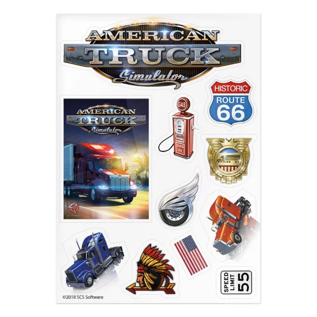 Nálepky American Truck Simulator