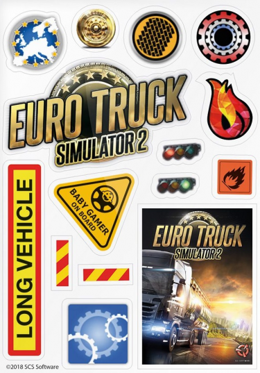 Nálepky Euro Truck Simulator