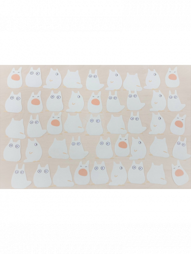 Samolepky Ghibli - Small Totoro (My Neighbor Totoro)