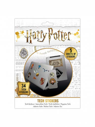 Samolepky Harry Potter - Tech Stickers (36 kusov)