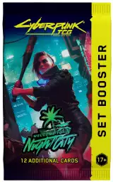 Kartová hra Cyberpunk TCG: Welcome to Night City – Booster (12 kariet) - Zberateľská kartová hra TCG