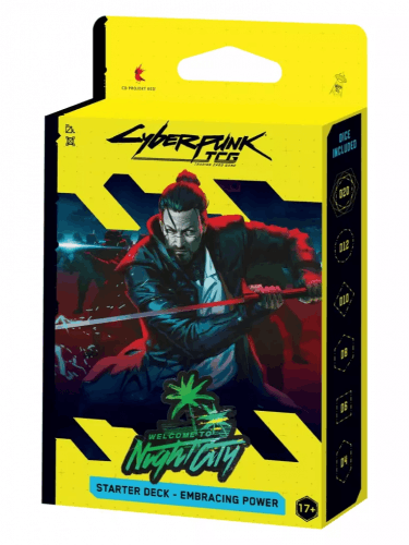 Kartová hra Cyberpunk TCG: Welcome to Night City – Starter Deck – Embracing Power