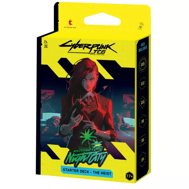 Kartová hra Cyberpunk TCG: Welcome to Night City – Starter Deck – The Heist - Zberateľská kartová hra TCG