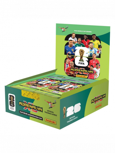 Zberateľské karty FIFA World Cup 2026 - Adrenalyn XL Fatpack Box (10 balíkov)