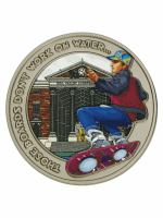 Zberateľská minca Back to the Future - Hoverboard Coin