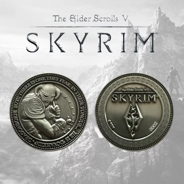 Zberateľská minca The Elder Scrolls V: Skyrim - Dragonborn
