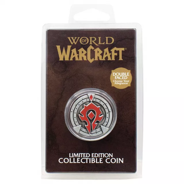 Zberateľská minca World of Warcraft - Alliance & Horde - Kusovo limitované