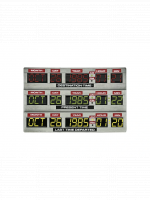 Zberateľská plaketka Back To The Future - 40th Anniversary Time Circuits Limited Edition