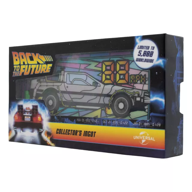 Zberateľská plaketka Back to The Future - Collector's Ingot Limited Edition - Kusovo limitované