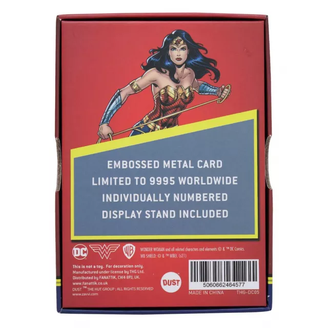 Zberateľská plaketka DC Comics - Wonder Woman - Kusovo limitované