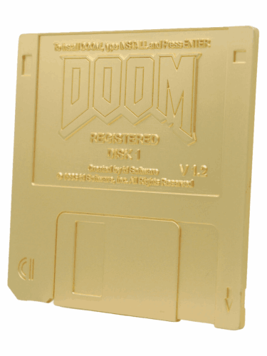 Zberateľská replika Doom - Commemorative Floppy Disk Limited Edition