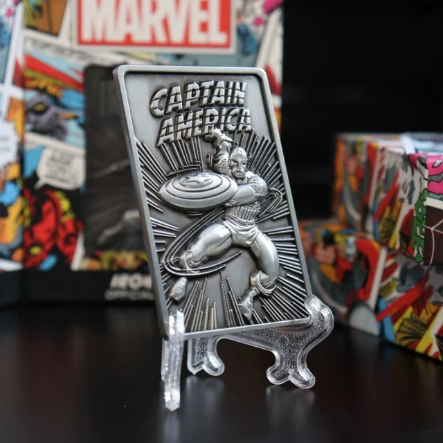 Zberateľská plaketka Marvel - Captain America