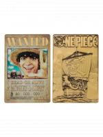 Zberateľská plaketka One Piece - Luffy Wanted Poster (Netflix)