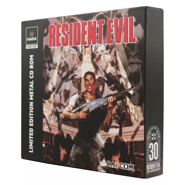 Zberateľská replika Resident Evil - Metal CD-ROM Limited Edition - plaketka