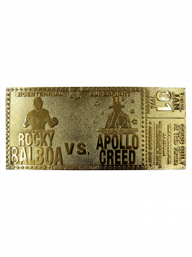 Zberateľská plaketka Rocky II - Superfight II Ticket Limited Edition