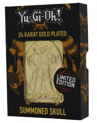 Zberateľská plaketka Yu-Gi-Oh! - Summoned Skull (pozlátená)