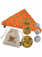 Darčekový set One Piece - Nami's Bandana & Berry Coins (šatka a mince)