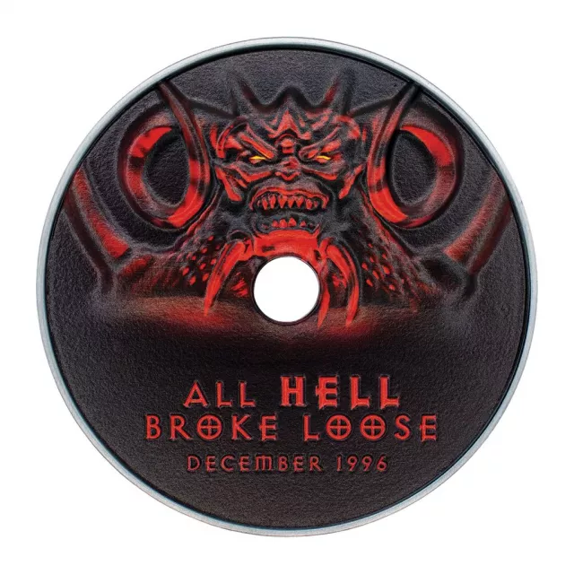 Kovová replika CD-ROM Diablo - All Hell Broke Loose (30th Anniversary) - Kusovo limitované