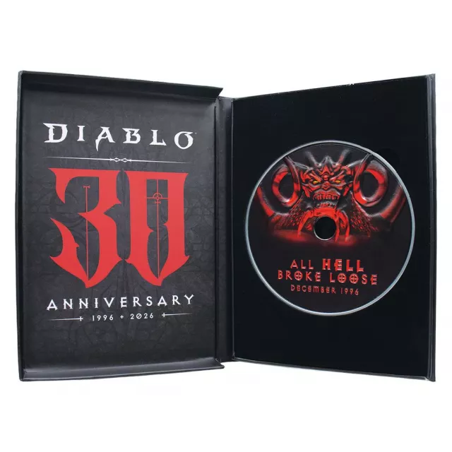 Kovová replika CD-ROM Diablo - All Hell Broke Loose (30th Anniversary) - Kusovo limitované