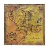 Kovová replika mapy The Lord of the Rings - Limited Edition - Kusovo limitované