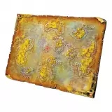 Kovová replika mapy World of Warcraft - Azeroth Limited Edition - Kusovo limitované