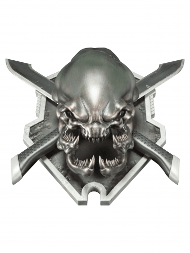 Replika Halo - Plaketa na stenu Legendary Icon Sculpture Grunt (Dark Horse)