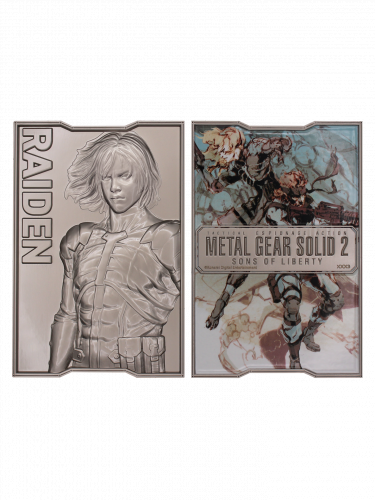 Zberateľská plaketka Metal Gear Solid 2 - Raiden Limited Edition