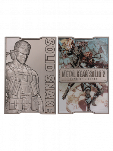 Zberateľská plaketka Metal Gear Solid 2 - Snake Limited Edition