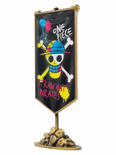 Zberateľská stolní vlajka One Piece - Straw Hat Pirates Limited Edition