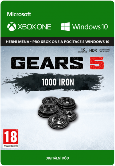 Gears 5 - Virtuální měna - 1000 želez (XBOX DIDGITAL) (XONE)