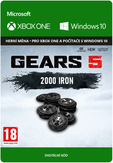 Gears 5 - Virtuální měna - 2000 želez (XBOX DIDGITAL) (XONE)