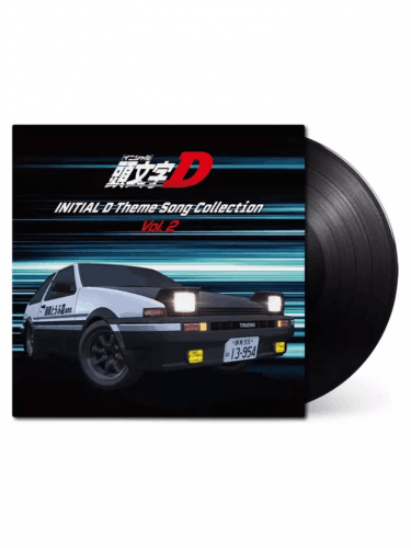 Oficiálny soundtrack Initial D: Theme Songs Collection Vol.2 na LP