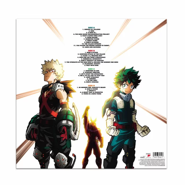 Oficiálny soundtrack My Hero Academia: Heroes Rising na 2x LP