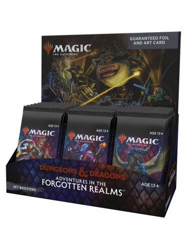 Kartová hra Magic: The Gathering Dungeons and Dragons: Adventures in the Forgotten Realms - Set Booster Box (30 Boosterov)