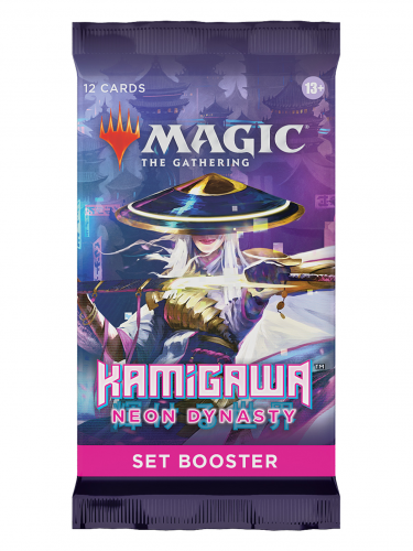 Kartová hra Magic: The Gathering Kamigawa: Neon Dynasty - Set Booster (12 kariet)