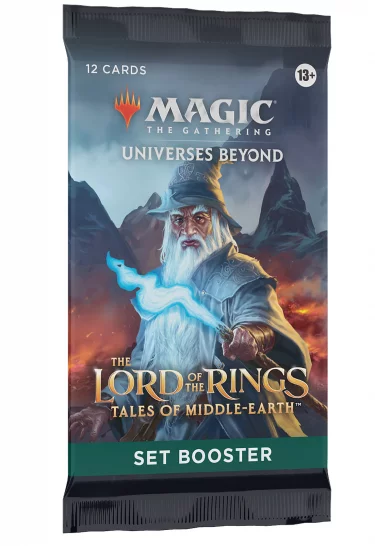 Kartová hra Magic: The Gathering Universes Beyond - LotR: Tales of the Middle Earth Set Booster (12 kariet)