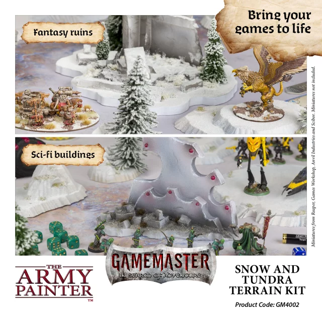 Farbiaca sada Gamemaster - Snow and Tundra (sneh)